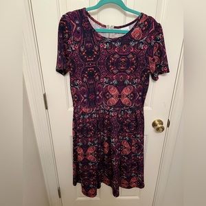 Like new LulaRoe Amelia dress, size XL